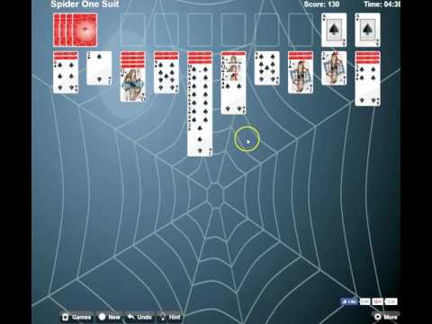 How to Play Spider Solitaire - YouTube