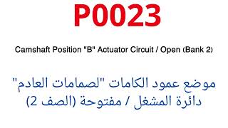 Interpretación dtc p0023