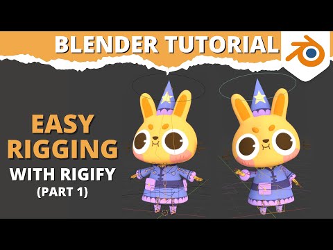 Blender Tutorial - Use Rigify to Easily Rig Your Characters (Part 1)