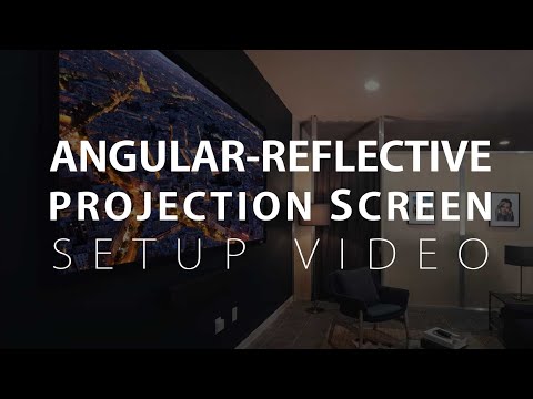 Elite Screens CineGrey 3D/5D Projection Screen Setup Instructions