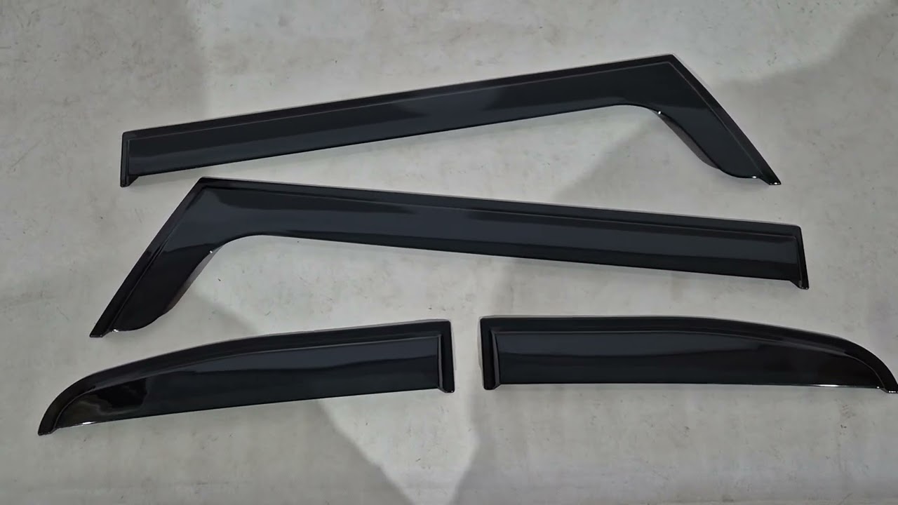 Toyota FJ Cruiser 2006-2022 рр. Вітровики Niken Luxury (4 шт) Video 1