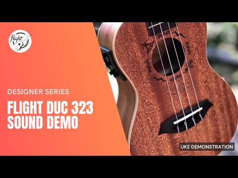 Flight DUC323 Mahogany Concert Ukulele con Borsa
