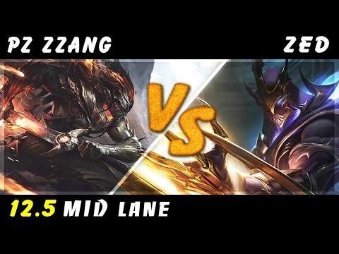 Pz Zzang - Yasuo vs Zed MID Patch 12.5 - Yasuo Gameplay