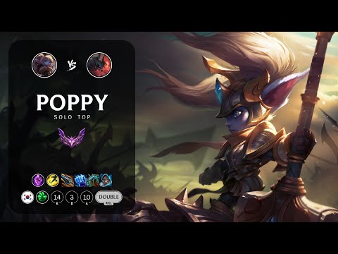 Poppy Top vs Aatrox - KR Master Patch 14.4