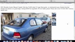 Craigslist Pueblo Colorado - Used Cars and Trucks For Sale by Owner Options in June 2012