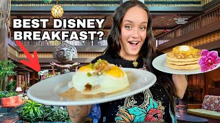 BEST Breakfast At Disney World: Kona Cafe At The Polynesian Resort!