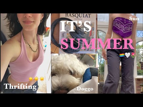 getting out of the 'every day is the same' mindset ˚ ❀ | thrifting, hot girl walks, sewing