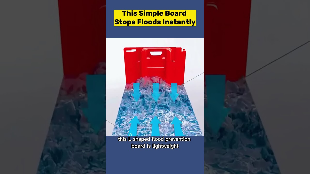 This Simple Board Stops Floods Instantly