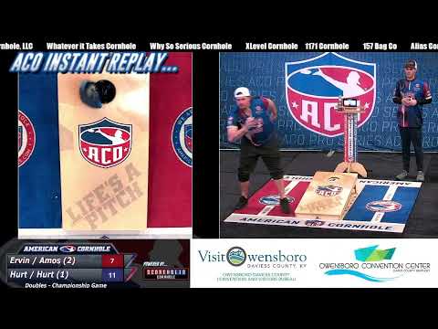 ACO 2-Minute Match! - Amos/Ervin vs Hurt/Hurt - Doubles Championship - ACO Owensboro Super Major 19