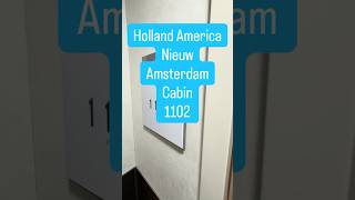 What does an ocean view cabin on Holland America’s Nieuw Amsterdam actually look like? 👀🚢