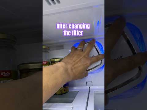 How to Reset the air filter signal of LG fridge after changing the filter #tutorial #diy #airfilter