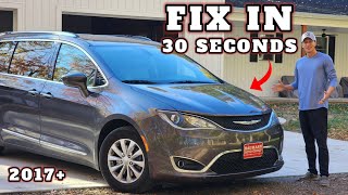 Fix Hard Shift in 30 Seconds | Chrysler Pacifica 2017+