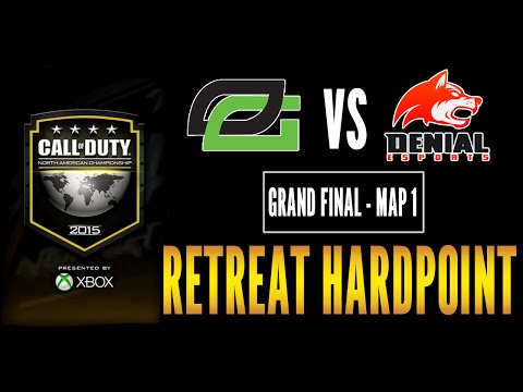 NA Regionals - OpTic Gaming vs Denial - Grand Final | Map 1 (Retreat Hardpoint)