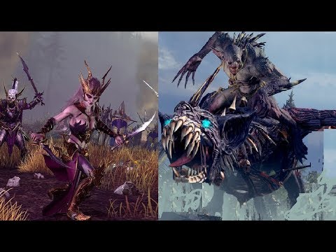 Битва Мрачный Оплот. Красивая битва из сетевой кампании. Total War Warhammer-2