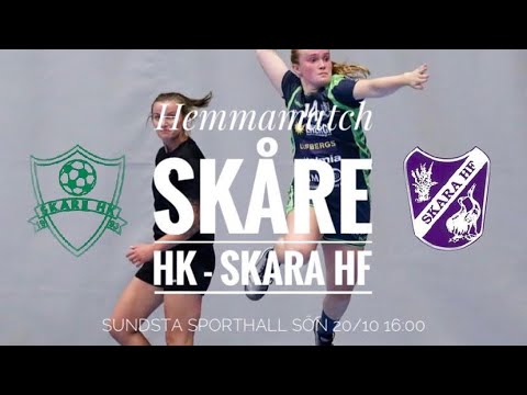 Dam Div 2 Skåre HK Skara HF 20191020 1 a halvlek 16 14