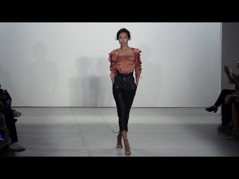 Models on the runway for the Marissa Webb Ready to Wear Fashion Show in New York City