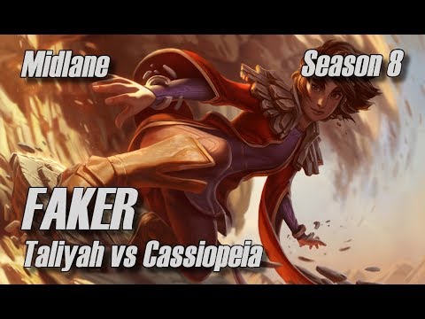 Faker - Taliyah vs Cassiopeia Midlane - Season 8
