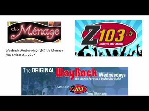 Z103.5 EURO MIX WAYBACK WEDNESDAYS @ CLUB MENAGE - NOVEMBER 21, 2007 (Part 3/4)