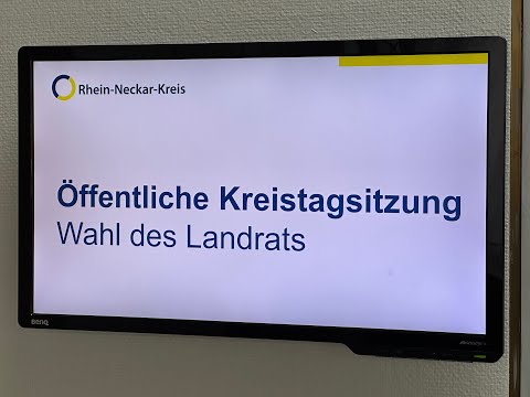 Live-Übertragung der Landratswahl 2026 aus dem Paladin in Wiesloch.