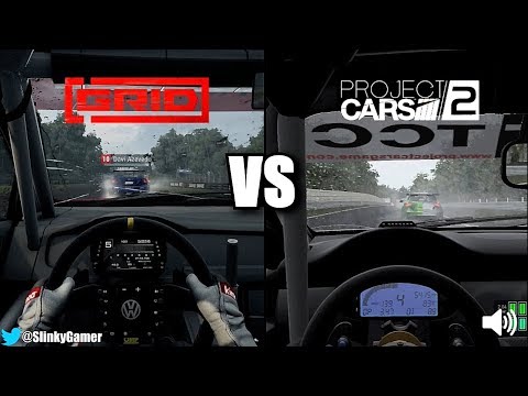 Grid 2019 vs Project CARS 2 - Graphics and Sound Comparison