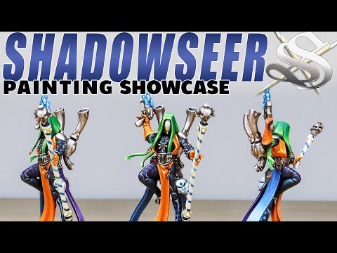 PAINTING SHOWCASE Harlequins Shadowseer Warhammer 40k Commission