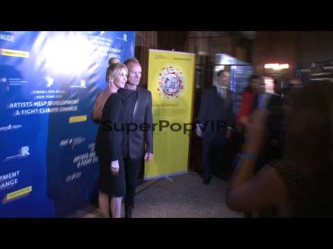 Trudie Styler and Sting at Cinema For Peace New York 2012...