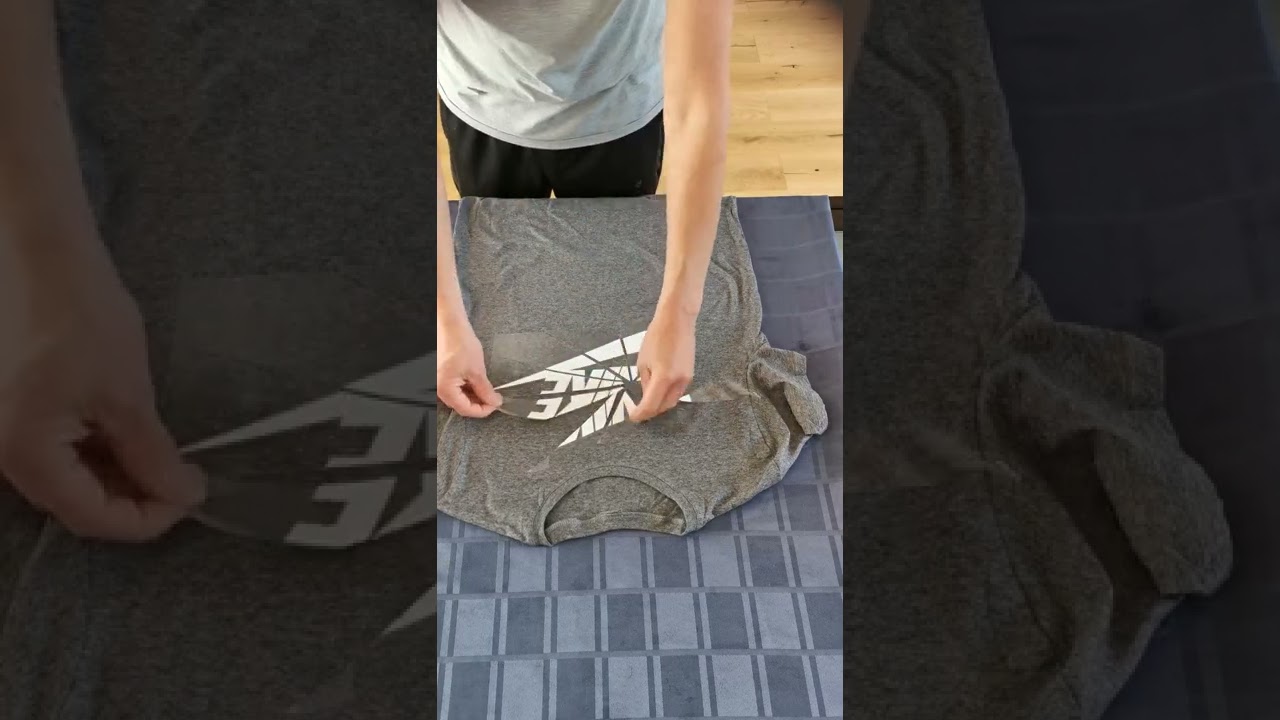 Custom T-shirt with iron on Nike Logo