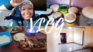 VLOG: GO HOME WITH ME + UMCIMBI + EMPTY HOUSE TOUR