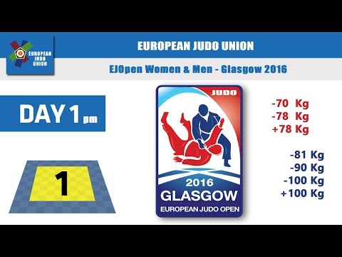 European Judo Open Glasgow 2016 - afternoon - Mat 1
