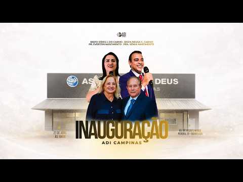 CULTO DE INAUGURAÇÃO - Presencial e On-Line 27/04/2026 - 18:30
