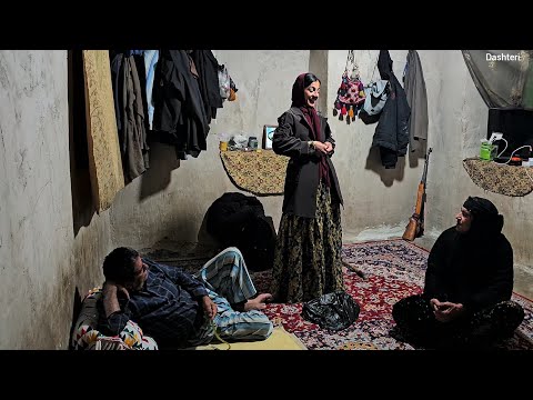 Leila goes to the city to get foam for the mountain hut.