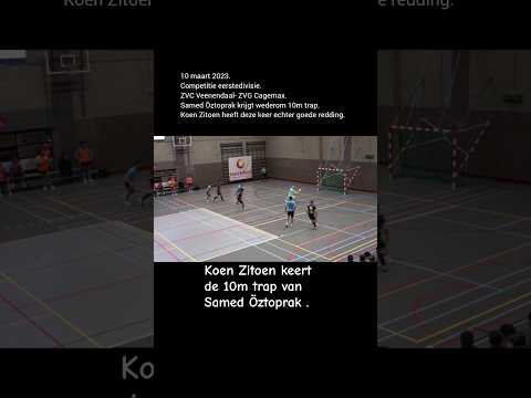 Amazing save Koen Zitoen| #futsal #goalkeeper #save #shorts #fyp.