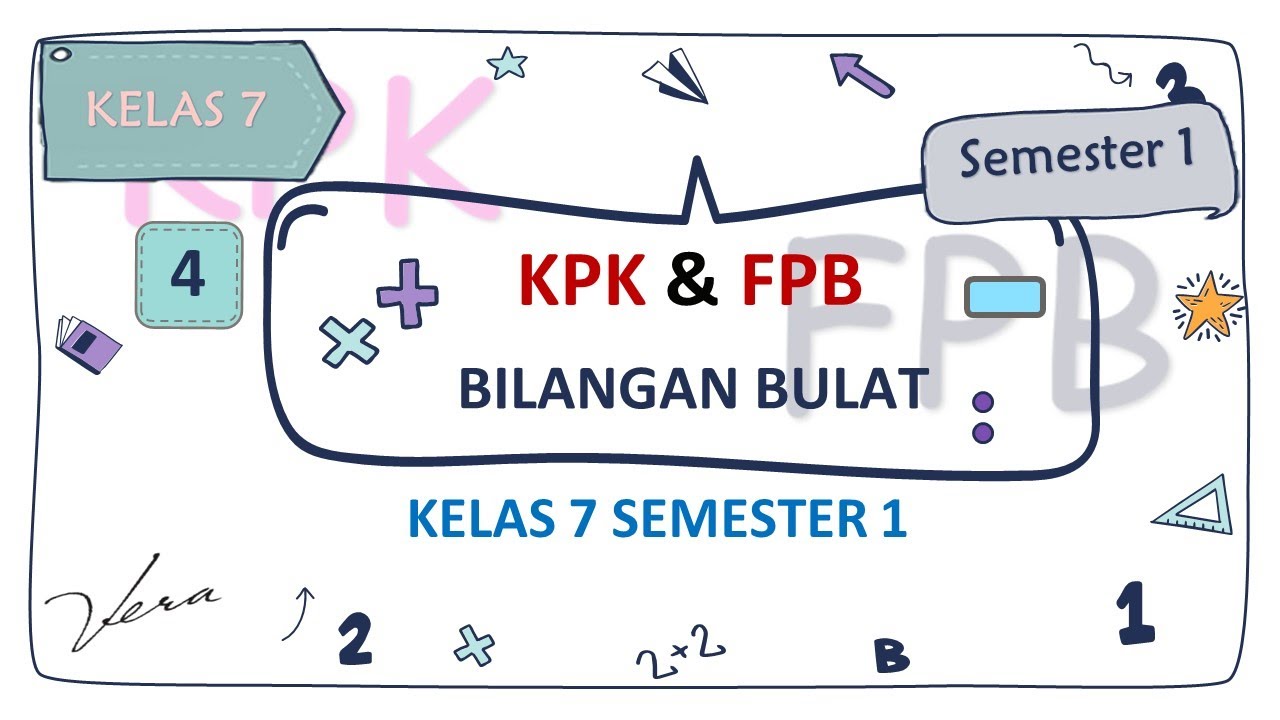 4  FPB DAN KPK BILANGAN BULAT - KELAS 7 SMP - BILANGAN BULAT DAN PECAHAN