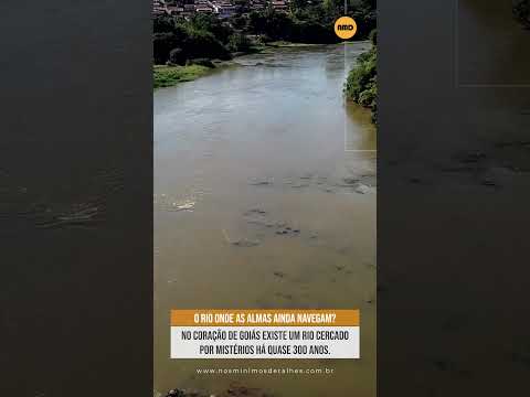 😨 AS CANOAS NAVEGAM SOZINHAS NESTE RIO? #riodasalmas #ceres #rialma #goias #drone