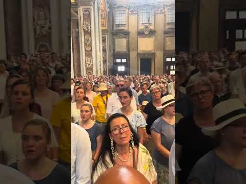 SSPX Singing the CREDO in St. Peter’s Basilica