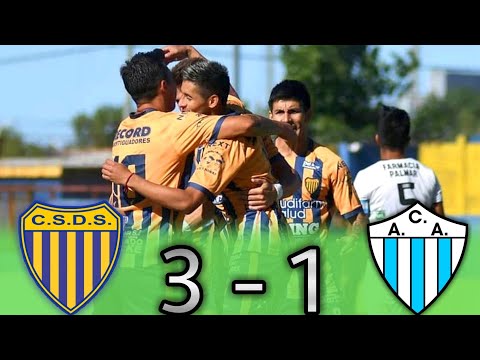 Primera C : DOCK SUD 3 - 1 ARGENTINO DE MERLO | (Los Goles)