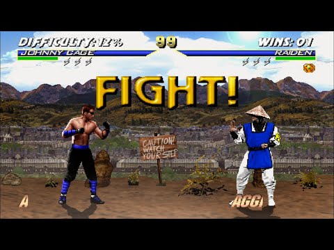 Raiden vs Johnny Cage Thunder God Faces Hollywood Hero in Mortal Kombat MKP Epic Battle