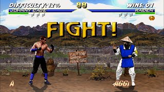 Raiden vs Johnny Cage Thunder God Faces Hollywood Hero in Mortal Kombat MKP Epic Battle