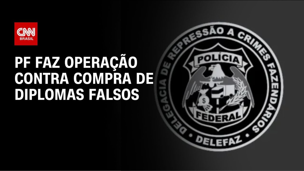 Operação da PF mira diplomas falsos e exercício ilegal de profissões | CNN NOVO DIA