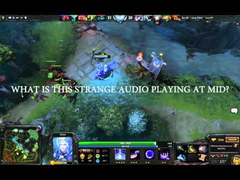 Mysterious Wierd Sounds Only At Mid In DOTA2.