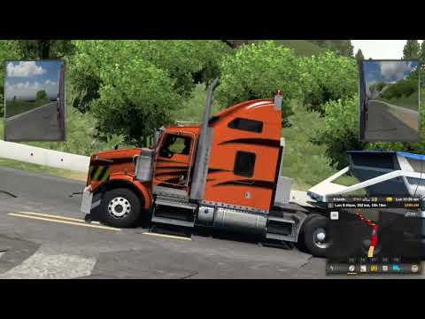 American Truck Simulator Ruta Mapkalo de Puerto Antioquia a Uramita con una Kenworth T800  Parte 1