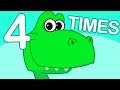 4 Times Table Song (MATH SONG for Preschoolers & Kids) | Learn X4 Multiplication