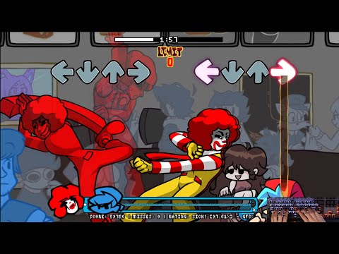 FNF McMadness V1 Demo Ronald - Combo Meal (4k)
