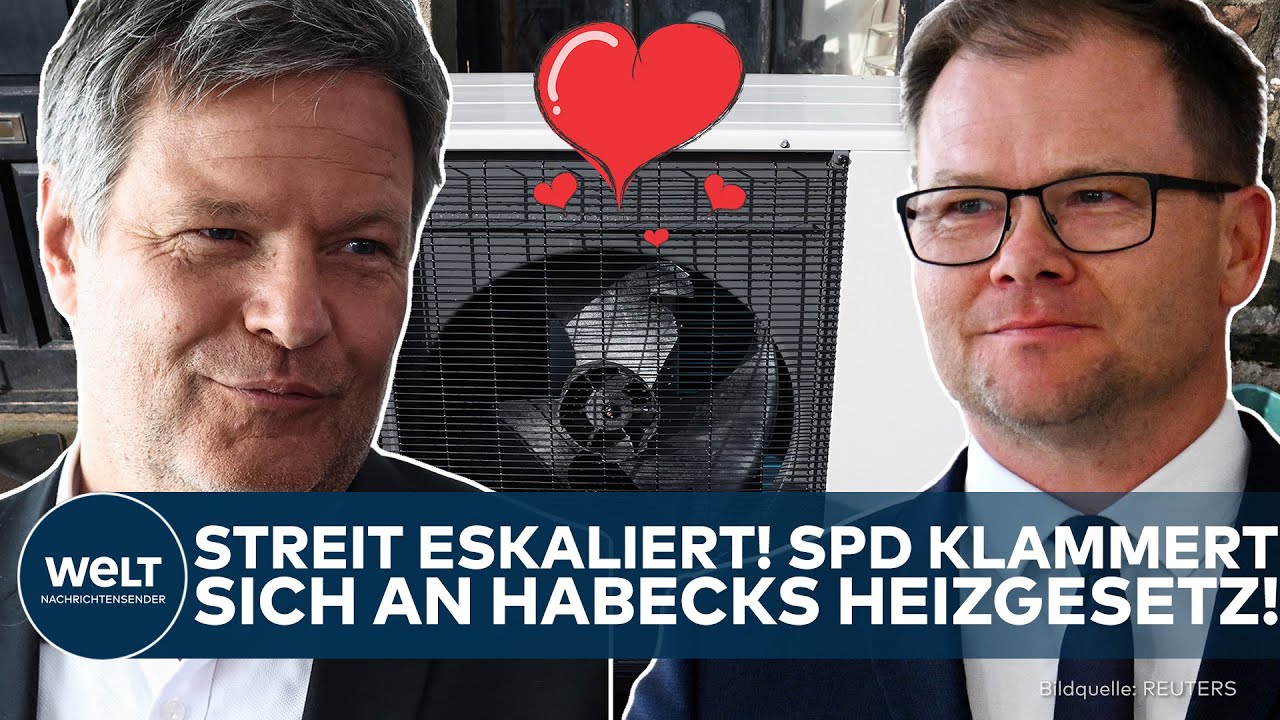 HEIZGESETZ: SPD klammert sich an Habecks Lieblingspumpe – CDU wettert zurück! "Überreglementierung!"