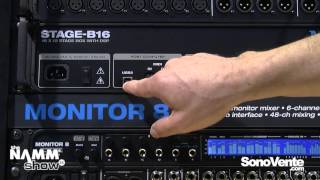 Video thumbnail for NAMM 2016 - Motu Stage-B16 by SonoVente
