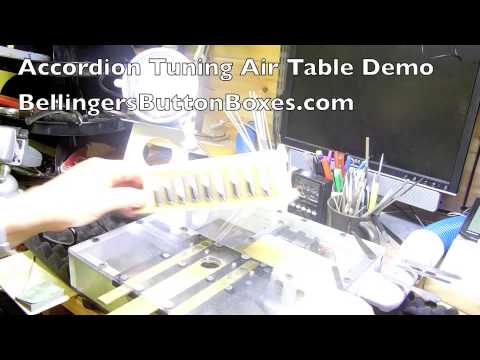 Bellinger Accordion Tuning Air Table Demonstration