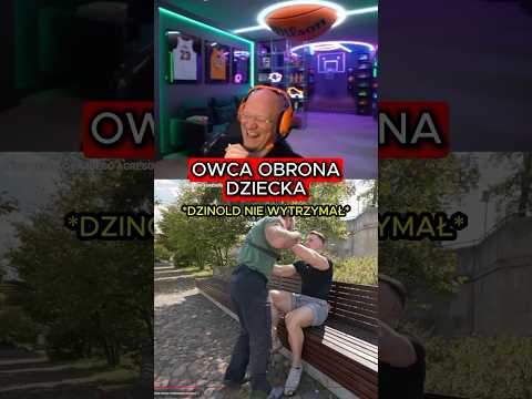 DZINOLD REAGUJE NA OWCA BRONI DZIECKO W PARKU #dzinold #bungee #owcawk #dziecko #mrdzinold