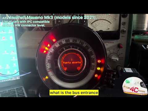 Alfa Romeo 4C project. List of cars with IPC compatible at SW & HW connector level.