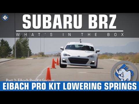 The Albino Rhino BRZ Suspension Test w/ Eibach Pro-Kit Springs
