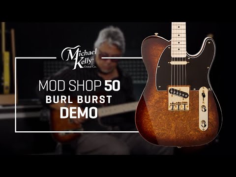 Michael Kelly MK50MBBMSN Mod Shop 50 Duncan Quilt Maple Top Swamp Ash Body Roasted Maple Neck 6-String Electric Guitar image 8